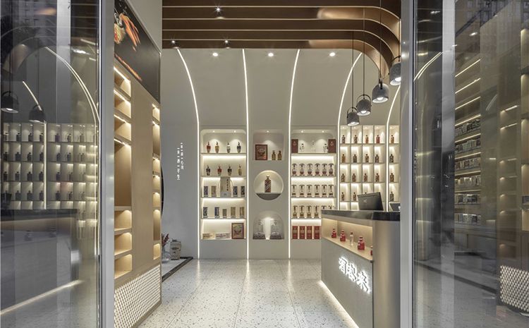 最新烟酒店装修效果图，时尚空间与友情故事的交织